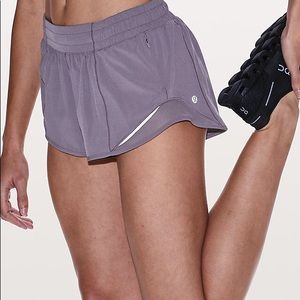 Lululemon 2.5 inch Holy Hot Shorts in purple